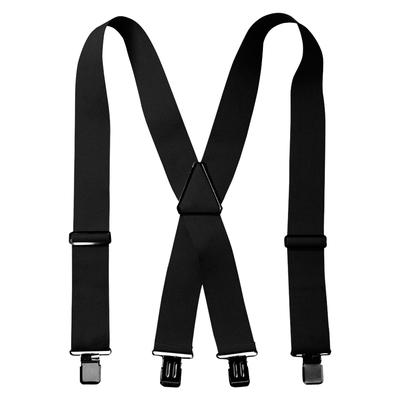 Men's Big & Tall Heavy Duty Suspenders by KingSize in Black (Size 2XL)