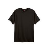 Men's Big & Tall X-Temp® Cotton Crewneck Tee 3-pack by Hanes in Black (Size 7XL)