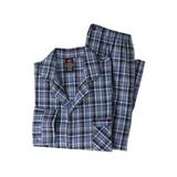 Men's Big & Tall Hanes® Woven Pajamas by Hanes in Blue Plaid (Size 4XLT)