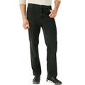 Men's Big & Tall Liberty Blues™ Loose-Fit Side Elastic 5-Pocket Jeans by Liberty Blues in Black Denim (Size 54 38)