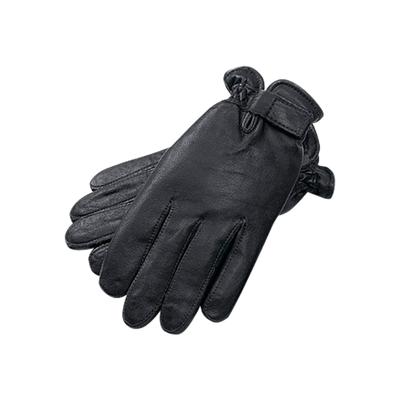 Men's Big & Tall EXTRA-LARGE ADJUSTABLE DRESS GLOVES by KingSize in Black (Size XL)