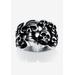 Men's Big & Tall Skull Ring by PalmBeach Jewelry in Stainless Steel (Size 13)