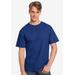Men's Big & Tall Hanes® Tagless ® T-Shirt by Hanes in Deep Royal (Size S)