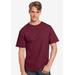 Men's Big & Tall Hanes® Tagless ® T-Shirt by Hanes in Maroon (Size S)