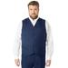 Men's Big & Tall KS Signature Easy Movement® 5-Button Suit Vest by KS Signature in Navy (Size 64)