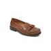 Wide Width Men's Deer Stags® Kiltie Tassel Loafers by Deer Stags in Cognac (Size 10 1/2 W)