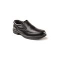Wide Width Men's Deer Stags® Brooklyn Casual Slip-On Loafers by Deer Stags in Black (Size 10 1/2 W)