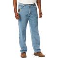 Men's Big & Tall Denim or Ripstop Carpenter Jeans by Wrangler® in Vintage Indigo (Size 54 30)