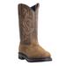 Men's Laredo 11" Contrast Stitch Wellington Boots by Laredo in Tan (Size 11 M)