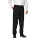 Men's Big & Tall Signature Lux Pleat Front Khakis by Dockers® in Black (Size 36 38)