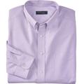 Men's Big & Tall KS Signature Wrinkle-Free Oxford Dress Shirt by KS Signature in Soft Purple (Size 18 39/0)