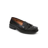 Wide Width Men's Deer Stags® Kiltie Tassel Loafers by Deer Stags in Jet Black (Size 9 W)