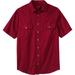 Men's Big & Tall Boulder Creek® Short Sleeve Shirt by Boulder Creek in Rich Burgundy (Size 2XL)