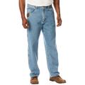 Men's Big & Tall Denim or Ripstop Carpenter Jeans by Wrangler® in Vintage Indigo (Size 60 30)