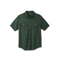 Men's Big & Tall Boulder Creek® Short Sleeve Shirt by Boulder Creek in Forest Green (Size 6XL)