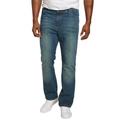 Men's Big & Tall Liberty Blues™ Athletic Fit Side Elastic 5-Pocket Jeans by Liberty Blues in Blue Wash (Size 52 38)