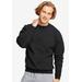 Men's Big & Tall Hanes® ComfortBlend® EcoSmart® Crewneck Sweatshirt by Hanes in Black (Size 4XL)