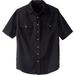 Men's Big & Tall Boulder Creek® Short Sleeve Shirt by Boulder Creek in Black (Size 3XL)