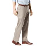 Men's Big & Tall Dockers® Signature Lux Flat Front Khakis by Dockers in Timberwolf (Size 36 36)