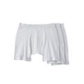 Men's Big & Tall Cotton Cycle Briefs 3-Pack by KingSize in White (Size 4XL) Underwear
