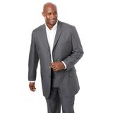 Men's Big & Tall KS Signature Easy Movement® Three-Button Jacket by KS Signature in Grey (Size 64)