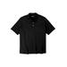 Men's Big & Tall Shrink-Less™ Lightweight Polo T-Shirt by KingSize in Black (Size 4XL)