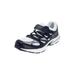 Extra Wide Width Men's KingSize No-Tie Sneakers by KingSize in Navy White (Size 11 1/2 EW)