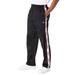 Men's Big & Tall Fila® Logo Track Pants by FILA in Black (Size 3XL)