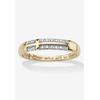 Men's Big & Tall 10K Yellow Gold Diamond Accent "Lord's Prayer" Cross Ring by PalmBeach Jewelry in Gold (Size 14)