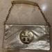 Tory Burch Bags | Authentic Tory Burch Reva Clutch In Gold | Color: Cream/Tan | Size: Os