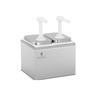 Royal Catering Saucenspender - 2 Pumpen - 2 x 2 L