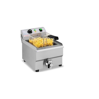 Royal Catering Elektro-Fritteuse - 12 l - 3500 W - Ablasshahn -