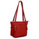 Designer Genuine Real Nappa Leather Handmade Women Ladies Travel Satchel Everyday Crossover Cross body Work iPad Shoulder Handbag Bag (Red)