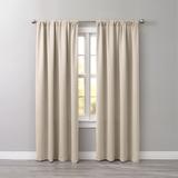 Wide Width BH Studio Room-Darkening Rod-Pocket Panel by BH Studio in Taupe (Size 54" W 72" L) Window Curtain