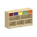 Jonti-Craft® 11 Compartment Shelving Unit w/ Bins Wood in Brown | 29.5 H x 48 W x 15 D in | Wayfair 0717JCMG