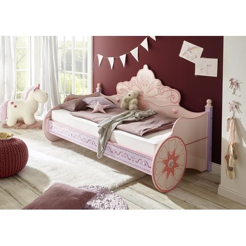 Begabino Kinderbett, für kleine Prinzessinnen pink Kinderbett