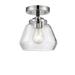 Innovations Lighting Bruno Marashlian Fulton 6 Inch 1 Light Semi Flush Mount - 284-1C-BPN-G172-LED