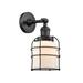 Innovations Lighting Bruno Marashlian Small Bell Cage 12 Inch LED Wall Sconce - 203-BK-G51-CE-LED