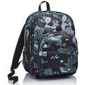 Invicta Rucksack, für Schule, Sport&Freizeit, Geräumige Schultasche für Teenager, Mädchen und Jungen, mit Trinkflaschenfach, Extra Platz, grau/schwarz, STRONG CAMO SHADE