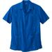 Men's Big & Tall KS Island™ Short-Sleeve Guayabera Shirt by KS Island in Santorini Blue (Size 3XL)