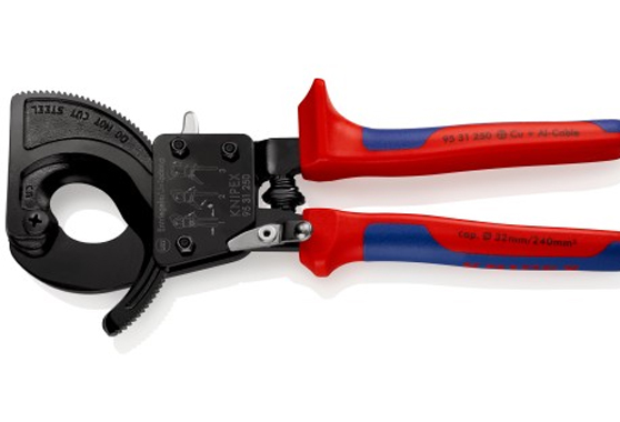 Coupe-câbles à cliquet 250 mm KNIPEX 95 31 250