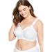 Plus Size Women's Exquisite Form® Fully® Original Support Wireless Bra #5100532 by Exquisite Form in White (Size 44 C)