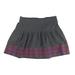 American Eagle Outfitters Skirts | ***American Eagle Gray Embroidered Mini Skater | Color: Gray/Pink | Size: S