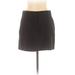 Forever 21 Casual Skirt: Black Solid Bottoms - Women's Size 7