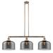 Innovations Lighting Bruno Marashlian X-Large Bell 42 Inch 3 Light Linear Suspension Light - 213-AC-G73-L-LED