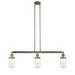 Innovations Lighting Bruno Marashlian Dover 37 Inch 3 Light Linear Suspension Light - 213-AB-G312-LED