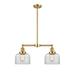 Innovations Lighting Bruno Marashlian Large Bell 21 Inch 2 Light Linear Suspension Light - 209-SG-G72-LED