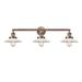 Innovations Lighting Bruno Marashlian Halophane 32 Inch 3 Light Bath Vanity Light - 205-AC-G1