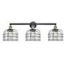 Innovations Lighting Bruno Marashlian Large Bell Cage 34 Inch 3 Light Bath Vanity Light - 205-BAB-G72-CE-LED