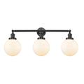 Innovations Lighting Bruno Marashlian Large Beacon 32 Inch 3 Light Bath Vanity Light - 205-BK-G201-8